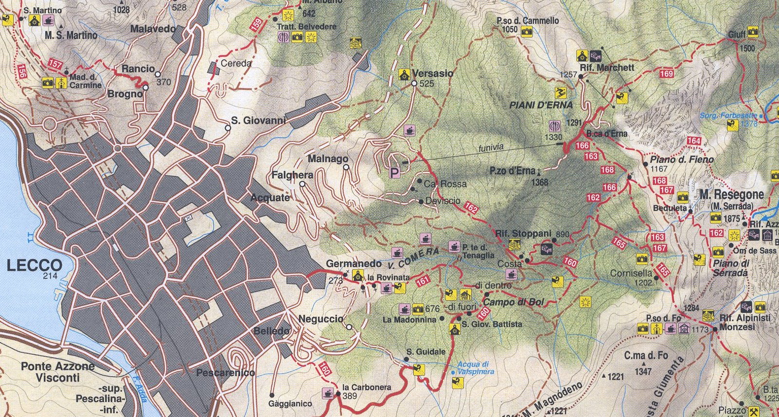 Mappa percorso
